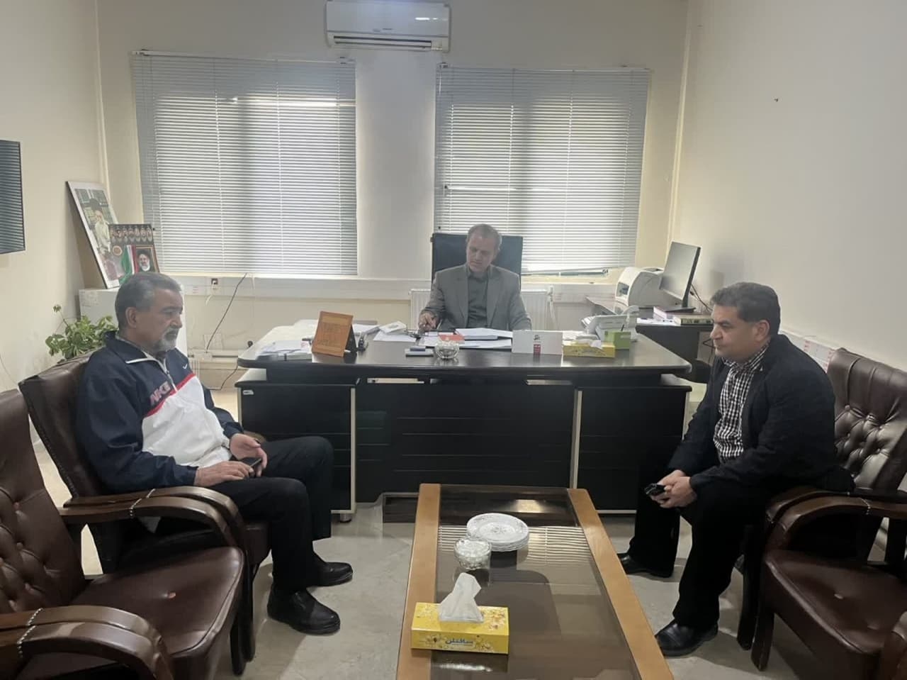 دیدار معاون سیاسی با رئیس اداره ورزش و جوانان