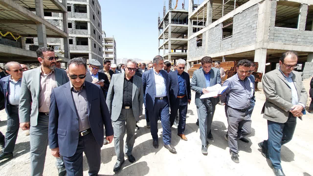 بازدید از پروژه‌های مسکن ملی شهرستان محلات
