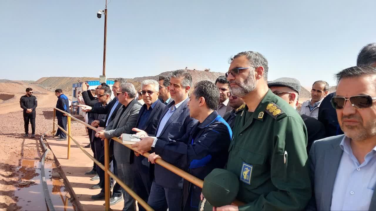 بازدید از طرح توسعه معدن مس محمد آباد