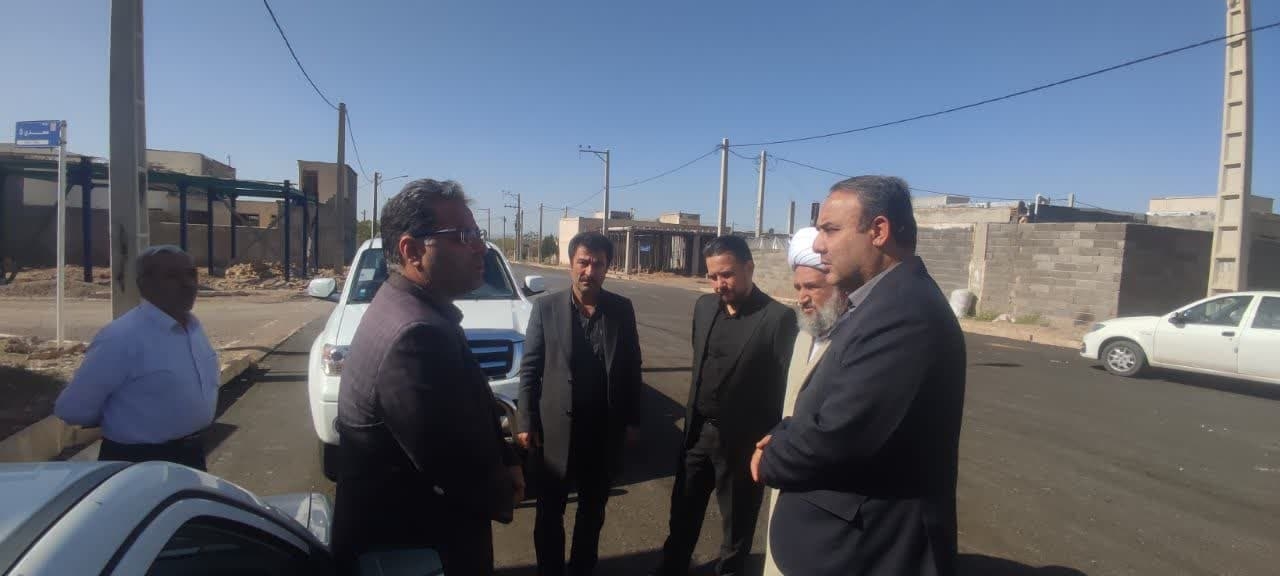 بازدید  از پروژه مسکن مهر  زاویه