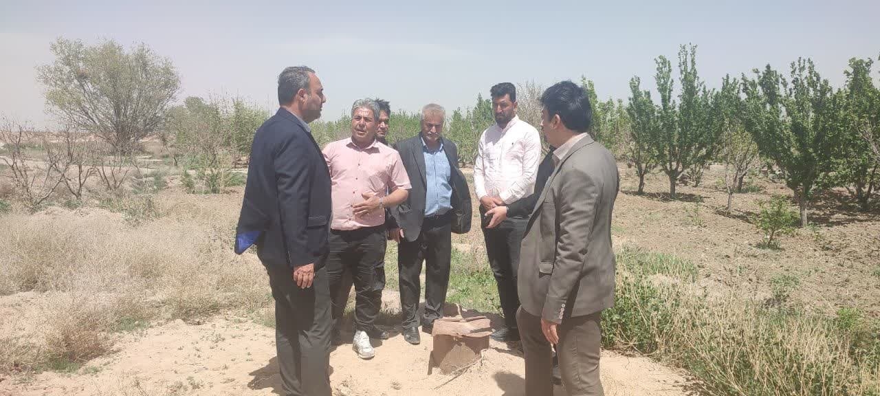 بازدید فرماندار از چاه جدید آب شرب  شهر خشکرود