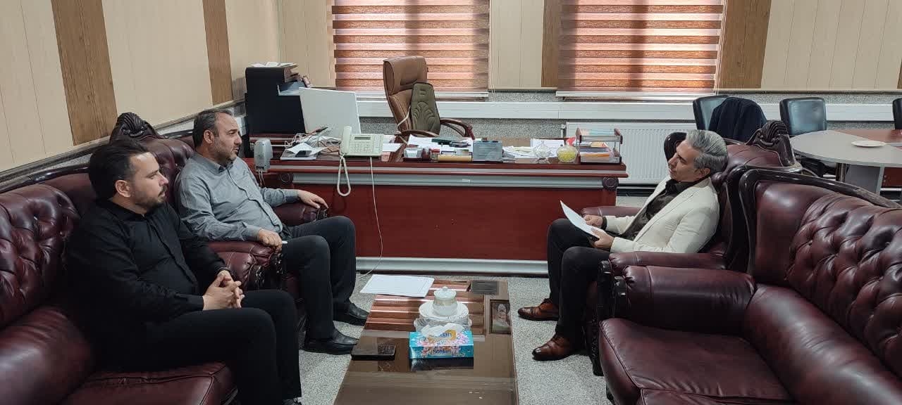 دیدار فرماندار با مدیر عامل شرکت آرد سنبل زرندیه