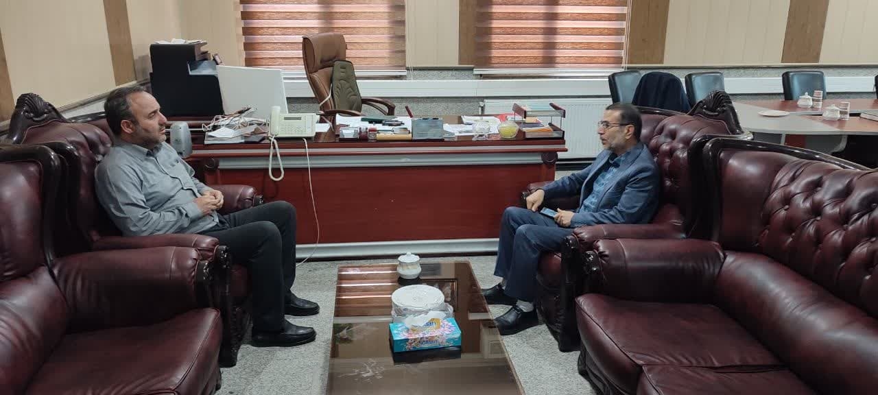 دیدار مدیر اداره آموزش و پرورش شهرستان با فرماندار