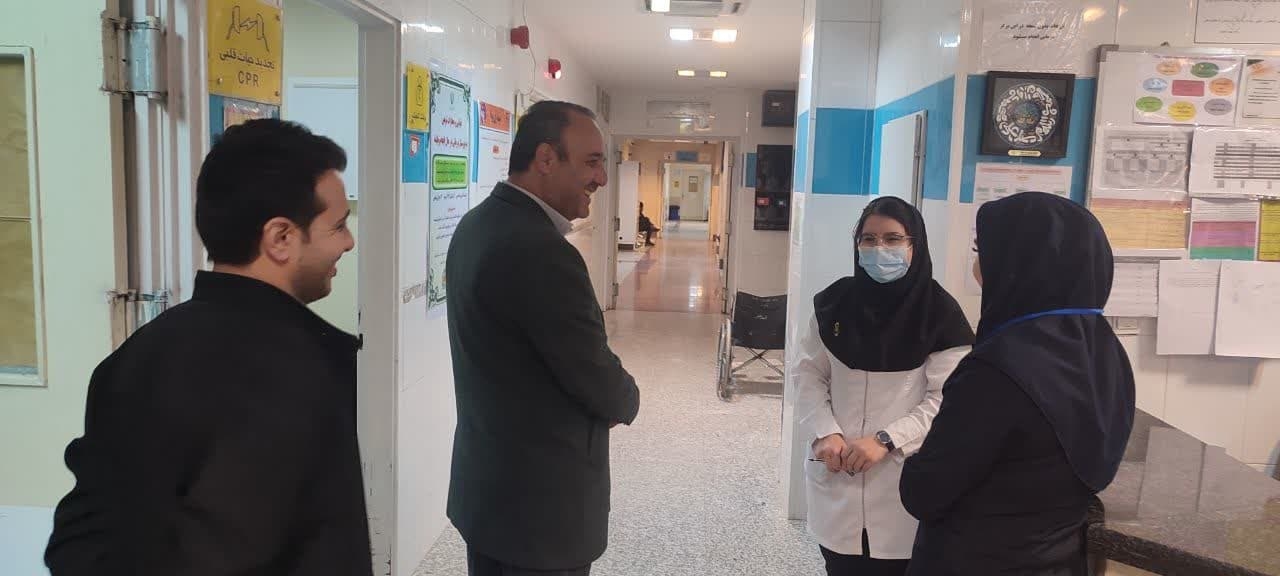 بازدید سرزده فرماندار از بیمارستان امام رضا (ع)