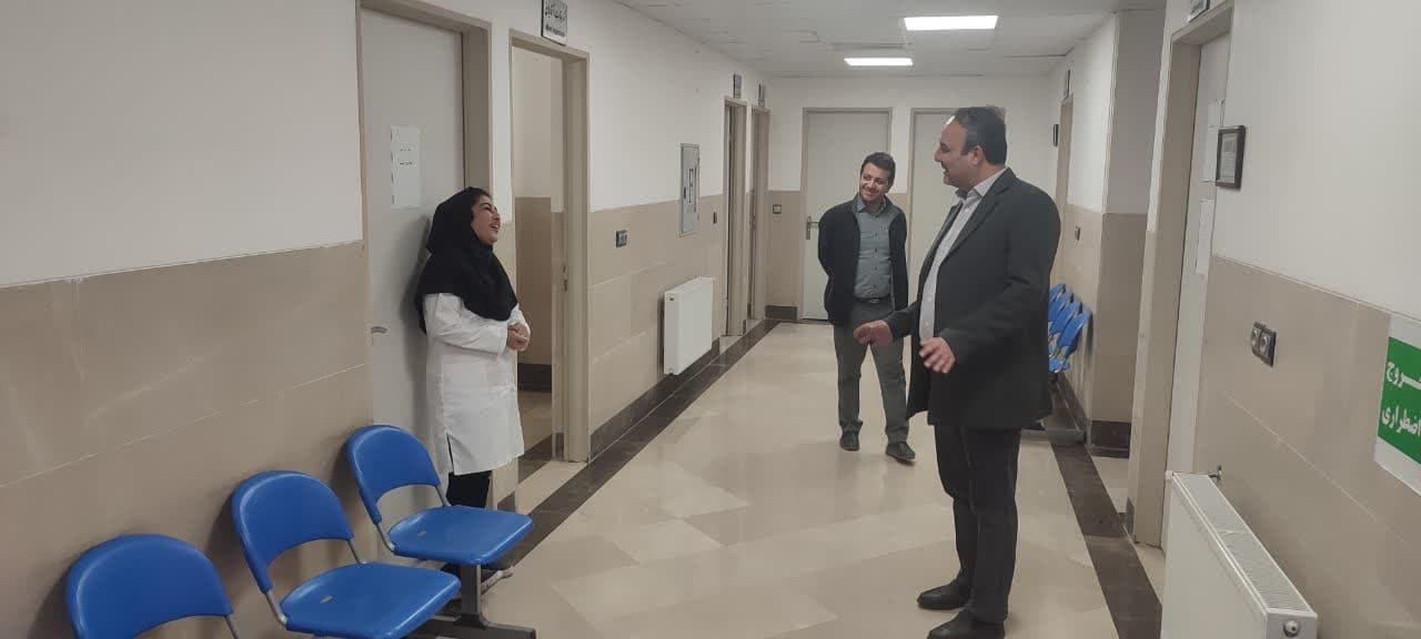 بازدید فرماندار از مرکز سلامت جامع شهری شهدای پرندک