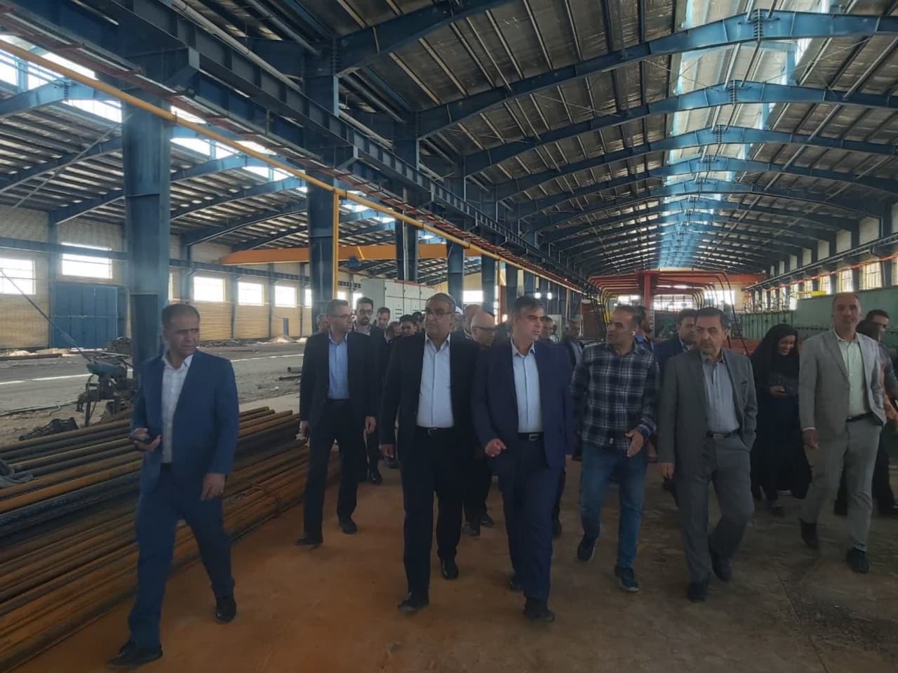 بازدید استاندار مرکزی از شرکت فیدار پدیده آشتیان