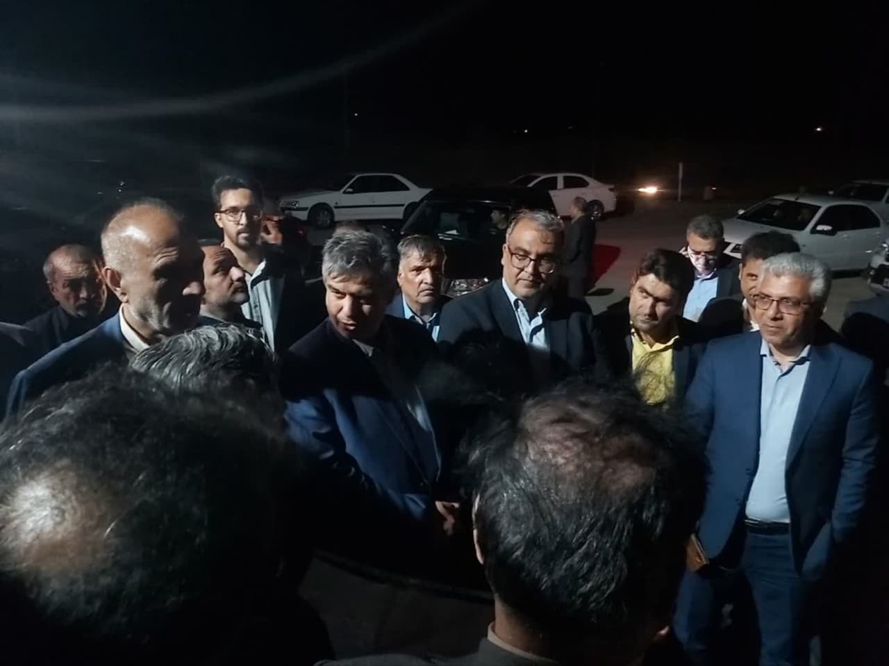بازدید شبانه و نظارت میدانی استاندار مرکزی بر روند اجرای طرح تقاطع غیرهمسطح راهجرد