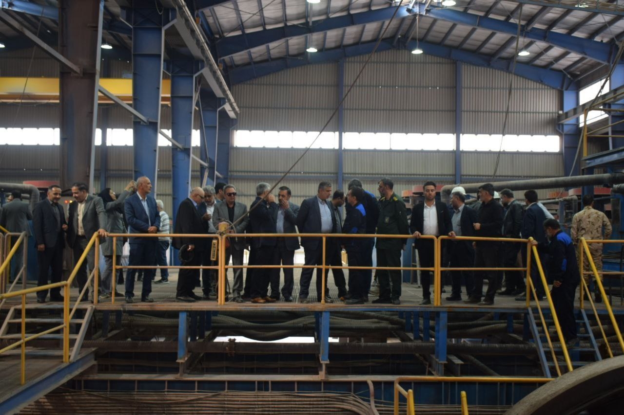 بازدید استاندار مرکزی از معدن مس محمدآباد شهرستان محلات و بررسی مشکلات طرح توسعه‌ای این معدن