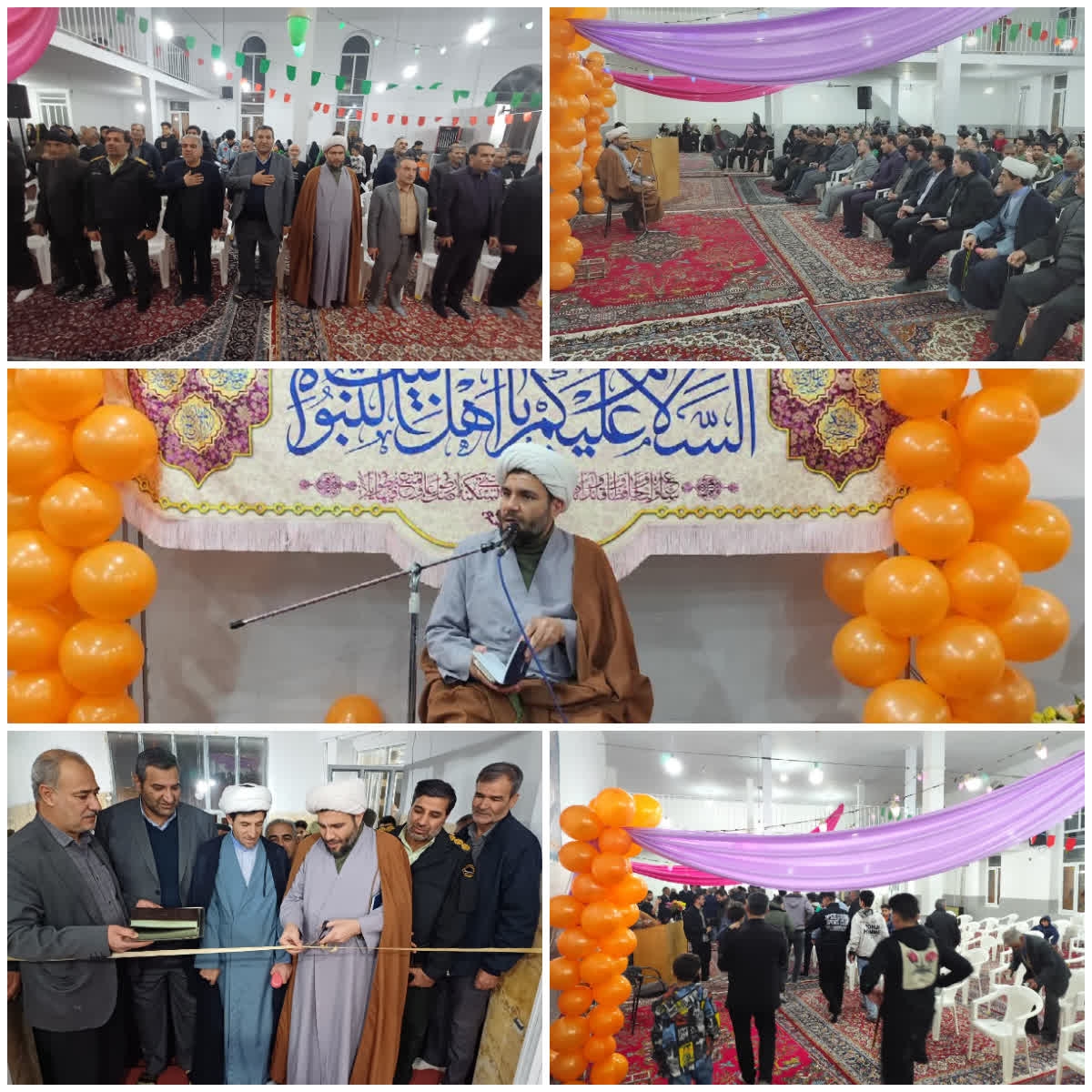 حسینیه قمر بنی هاشم (ع) محله انار افتتاح شد