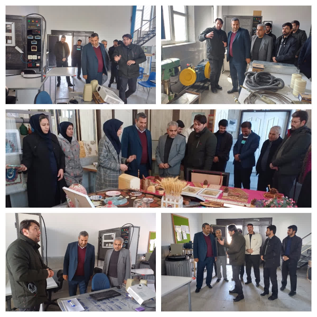 بازدید فرماندار از مرکزی فنی و حرفه ای شهرستان