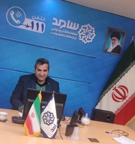 حضور مددی سرپرست فرمانداری شهرستان کمیجان در سامد استان