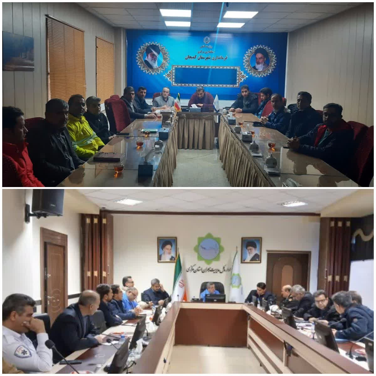 جلسه مشترک مدیرت بحران استان و شهرستانها