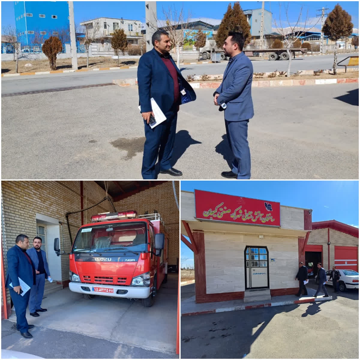 بازدید سرپرست فرمانداری از شهرک صنعتی کمیجان