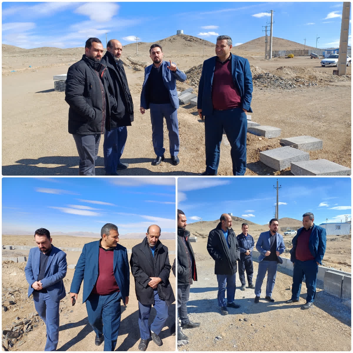 بازدید و بررسی مشکلات ناحیه صنعتی میلاجرد