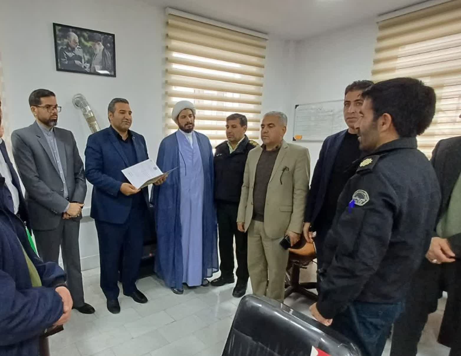 ✅ابلاغ حکم فرمانده انتظامی بخش میلاجرد صورت پذیرفت