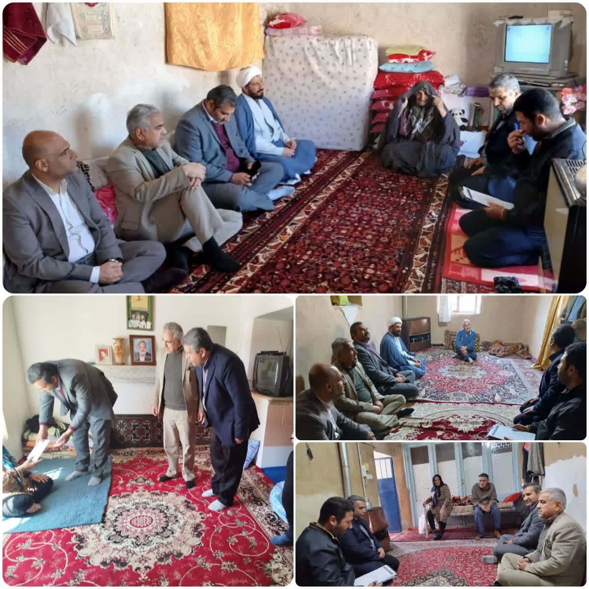 هفته اطعام نیازمندان و اکرام ایتام ،دیدار با خانواده های مددجویان معزز در قالب طرح مفتاح الجنه