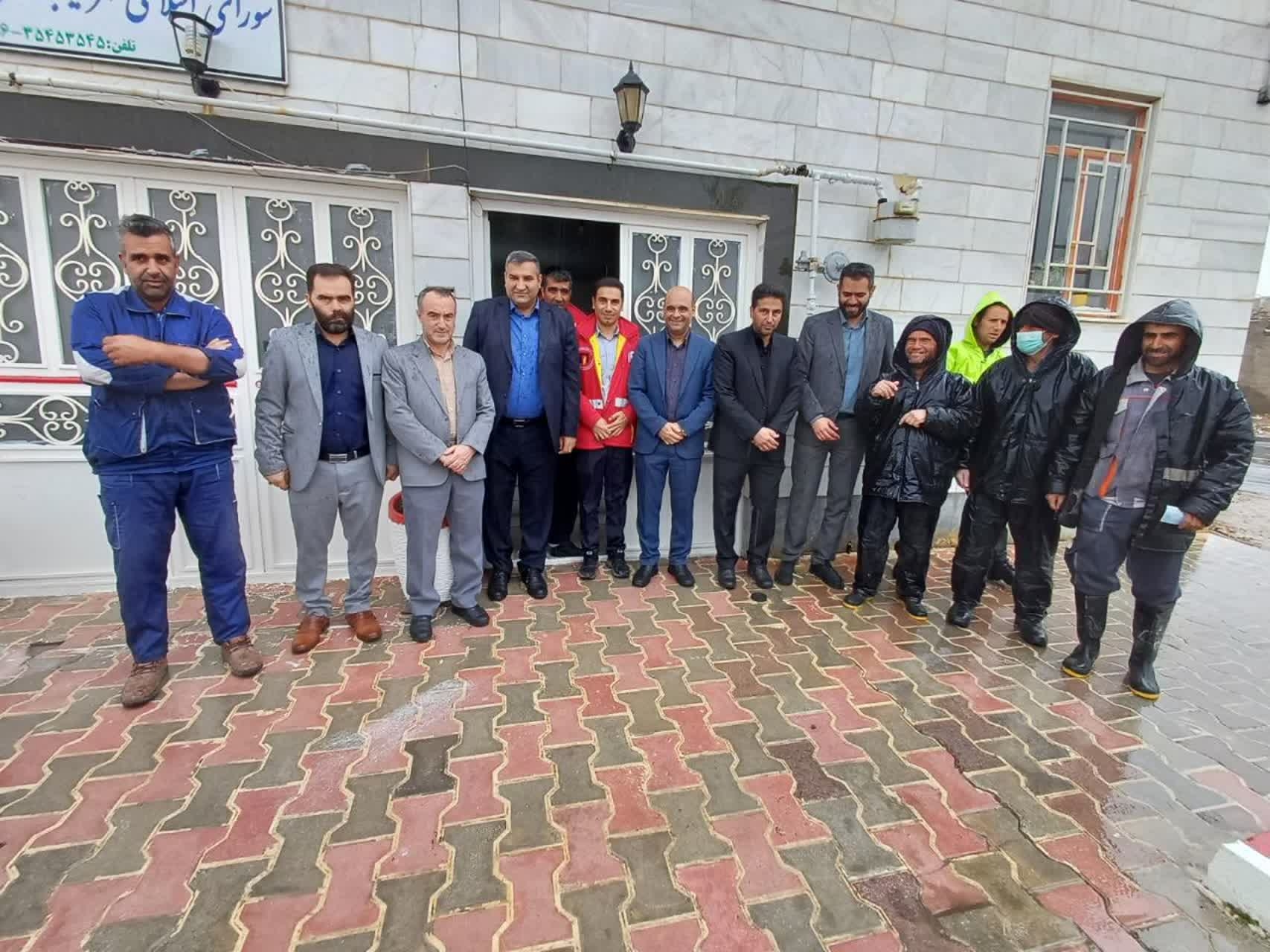 بازدید فرماندار از ایستگاه آتش نشانی شهرداری کمیجان