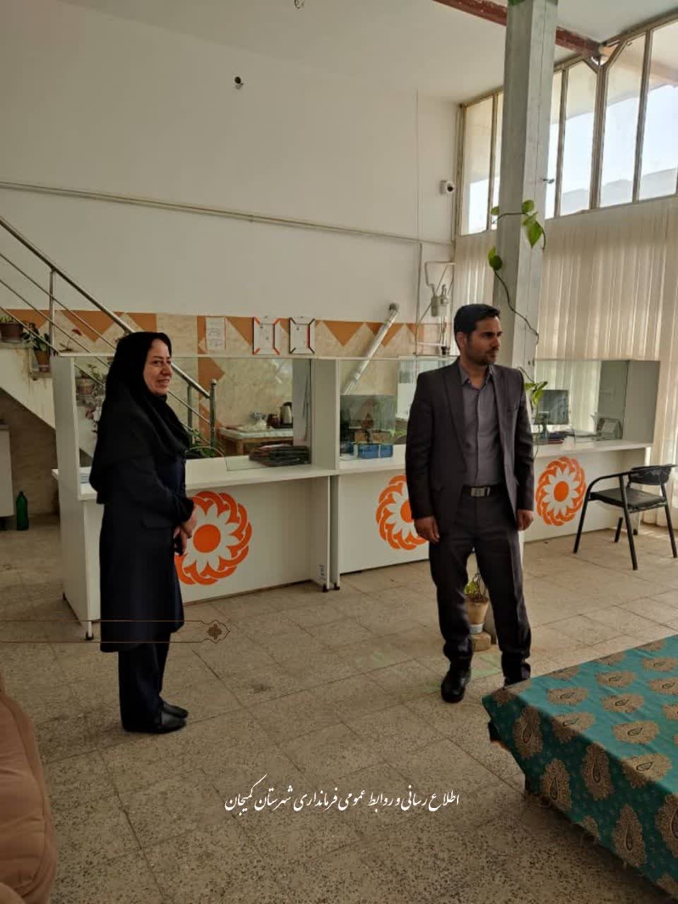 بازدید معاون امور آسیب ها و مسائل اجتماعی استانداری به اتفاق کارشناس امور اجتماعی و فرهنگی فرمانداری از مرکز مثبت زندگی و کمپ ترک اعتیاد