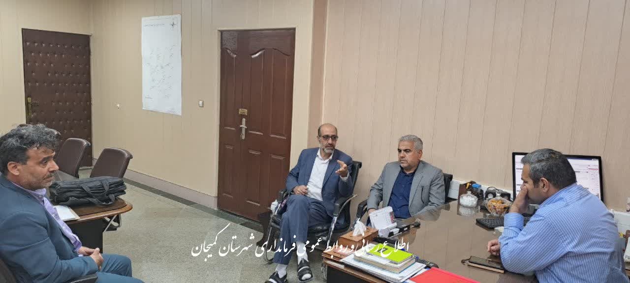 دیدار رئیس شورای اسلامی شهر میلاجرد و رئیس شرکت تعاونی روستایی بخش میلاجرد