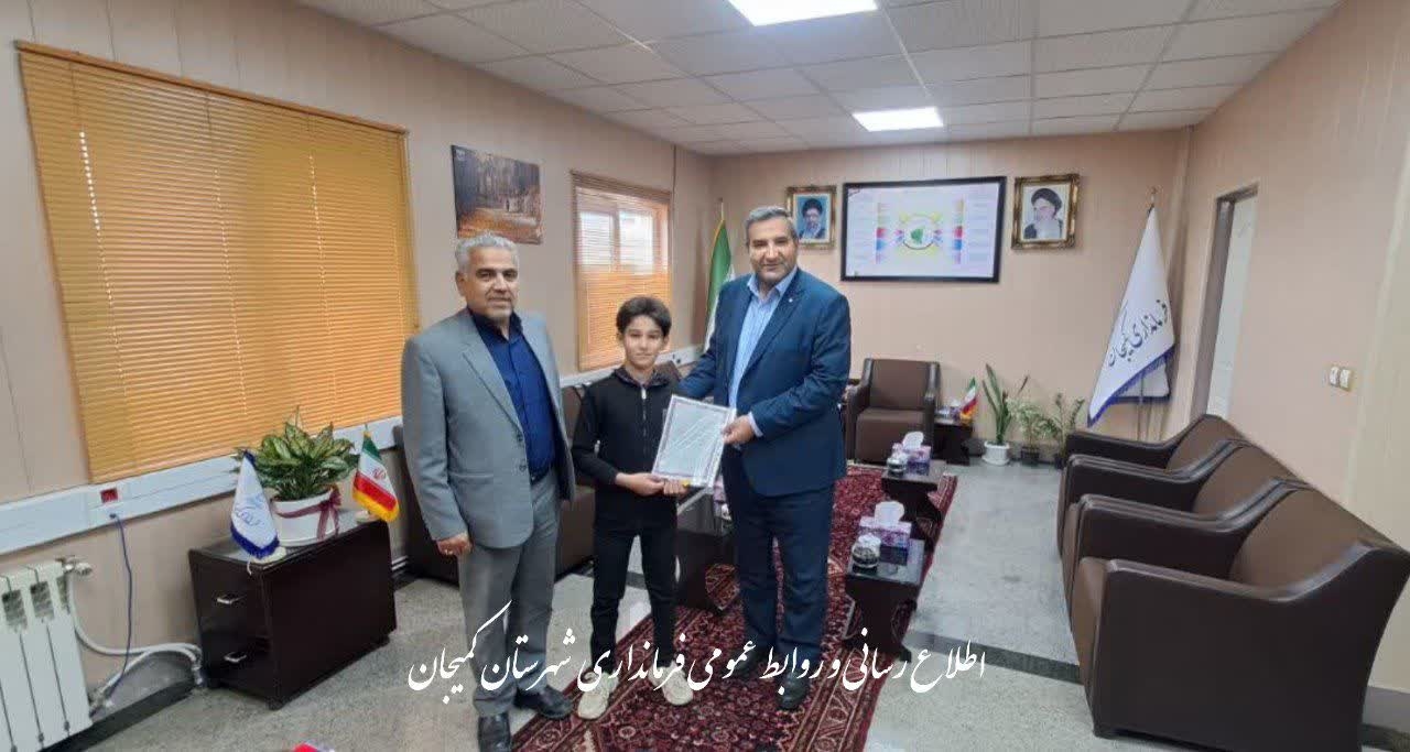 تقدیر " دکتر مددی " فرماندار شهرستان از