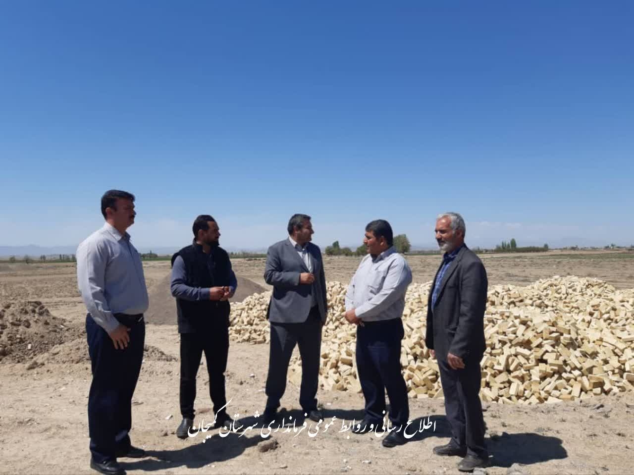بازدید میدانی " مددی " سرپرست فرمانداری شهرستان کمیجان
