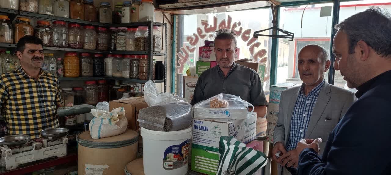 بازدید فرماندار  از اصناف سطح شهر مامونیه