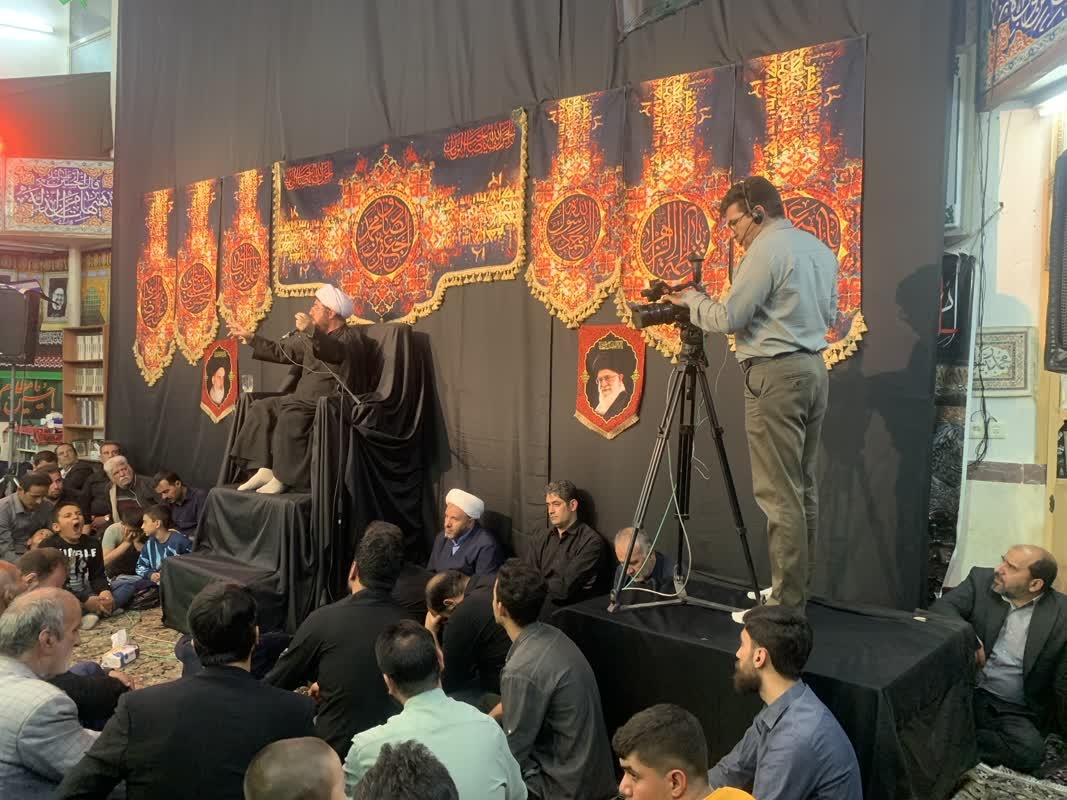 🔘مراسم سوگواری شام غریبان شهادت امام جعفر صادق علیه السلام