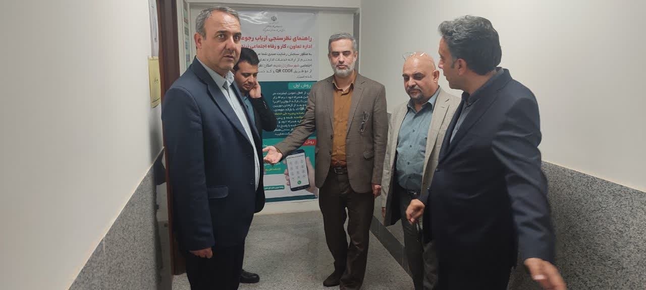 بازدید  از مجتمع اداری  شهدای  زرندیه