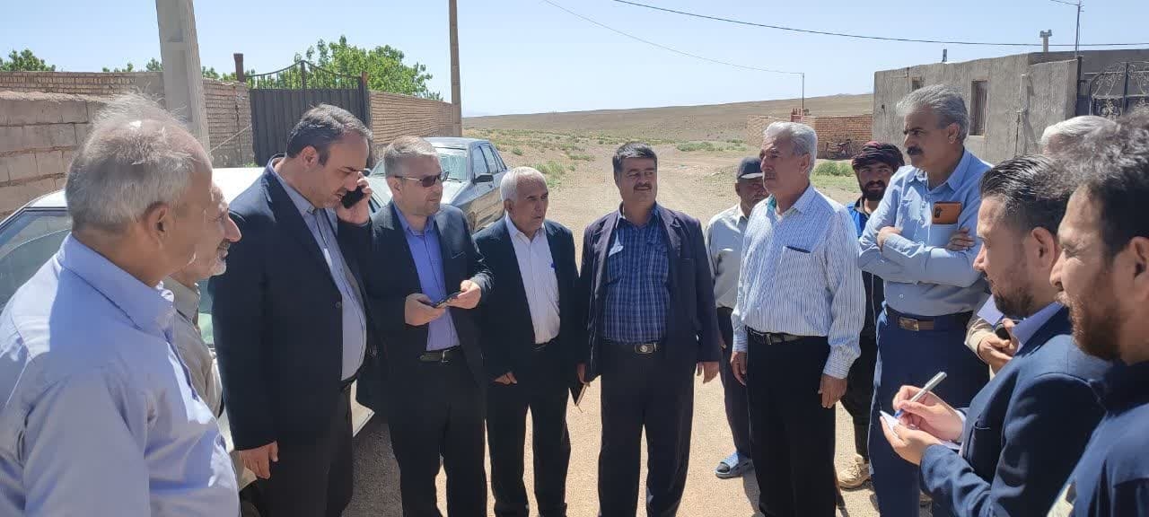 بازدید فرماندار  از روستای موسی آباد از توابع بخش خرقان