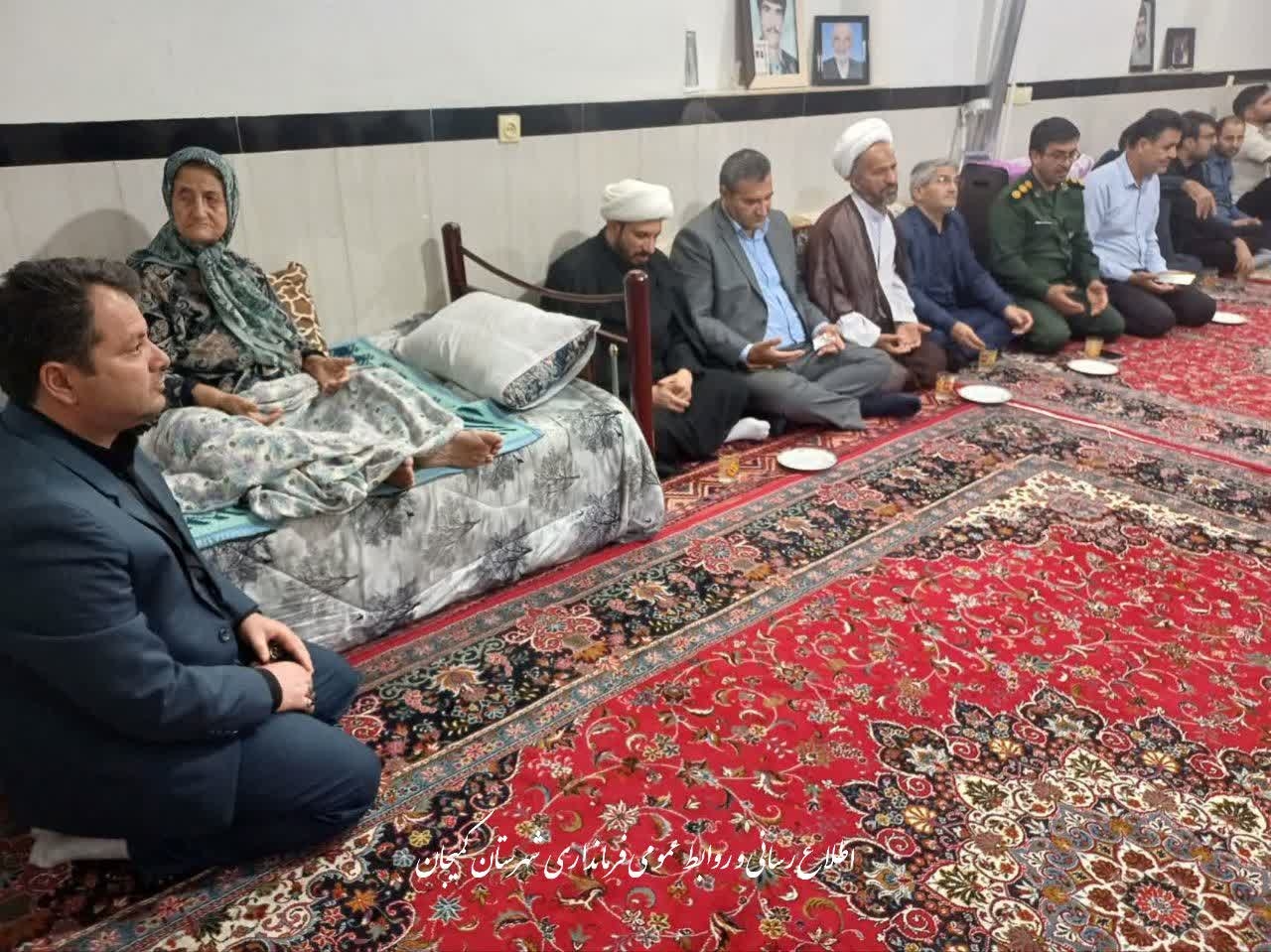 🔻دیدار و تجلیل از خانواده‌های معظم شهدا در روستای امام‌زاده عباس