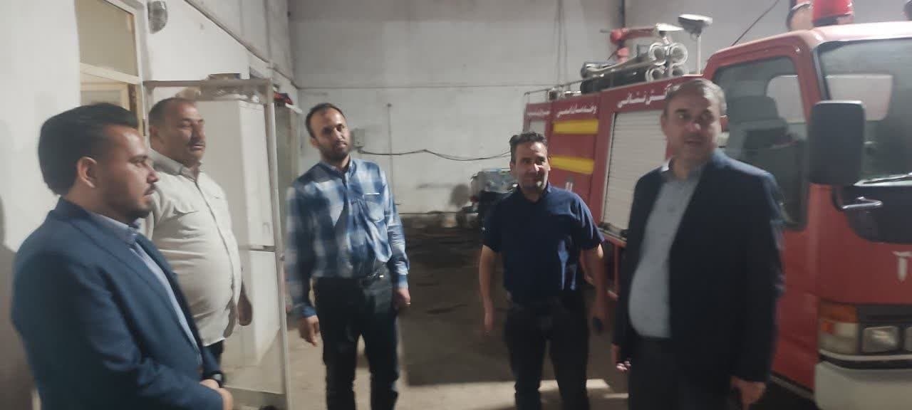 بازدید از اتش نشانی شهر مامونیه