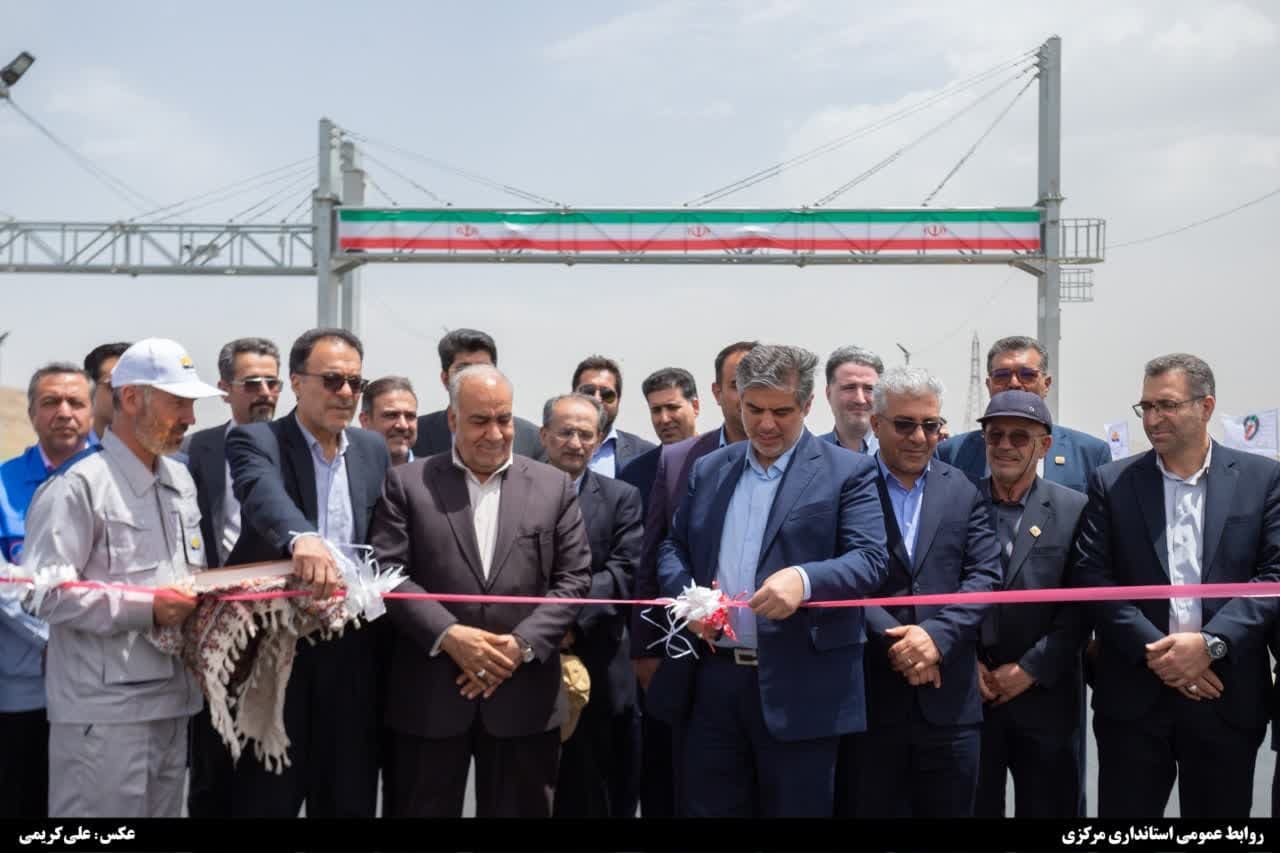 قسمت اول آزادراه کنارگذر شمالی اراک با دستور رئیس جمهور افتتاح شد