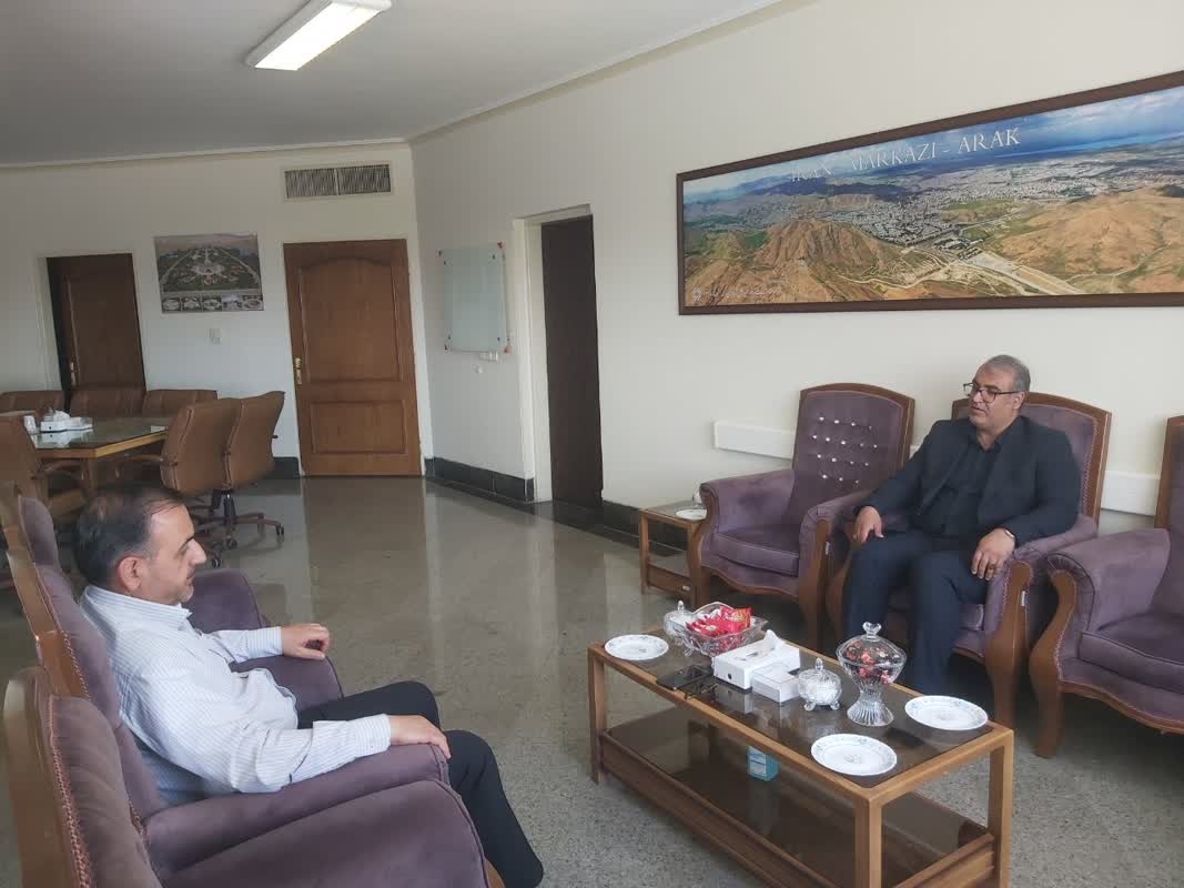 ⚪ دیدار سرپرست فرمانداری شهرستان آشتیان با معاون اقتصادی استاندار مرکزی با محوریت بررسی مشکلات حوزه انرژی و آرد و نان