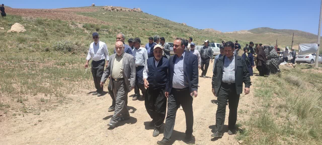 حضور جناب آقای مروتی در روستای آق‌بلاق