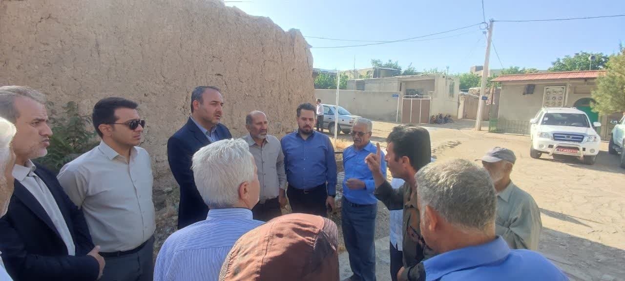 حضور جناب آقای مروتی در روستای آزادگین