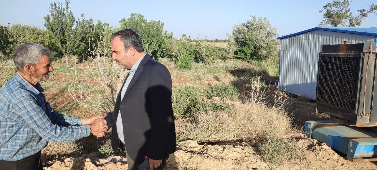 چاه جدید آب شرب شهر خشکرود به شبکه متصل گردید.