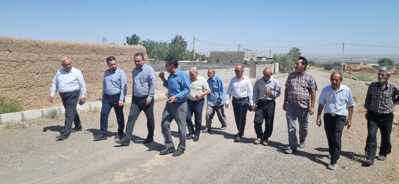 حضور جناب آقای مروتی در روستای سلطان احمدلو