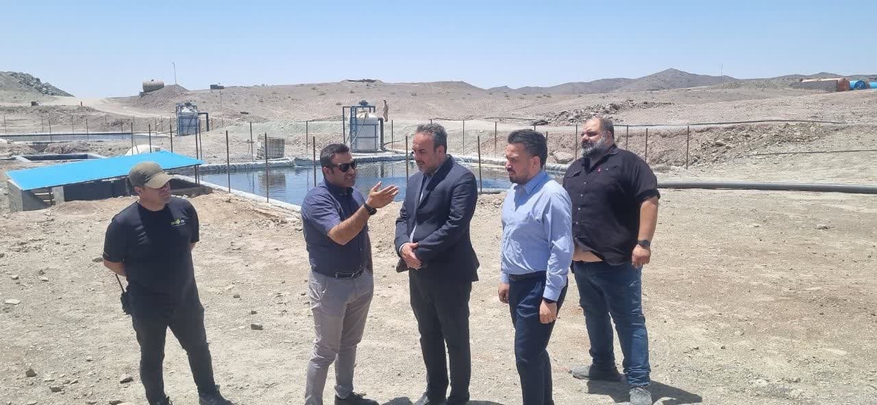 بازدید جناب آقای مروتی از معدن مس افق