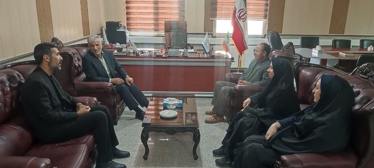 دیدار رئیس اداره بهزیستی زرندیه با سرپرست فرمانداری