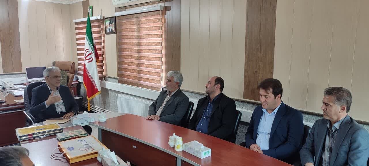 دیدار رئیس اداره جهاد کشاورزی زرندیه با سرپرست فرمانداری