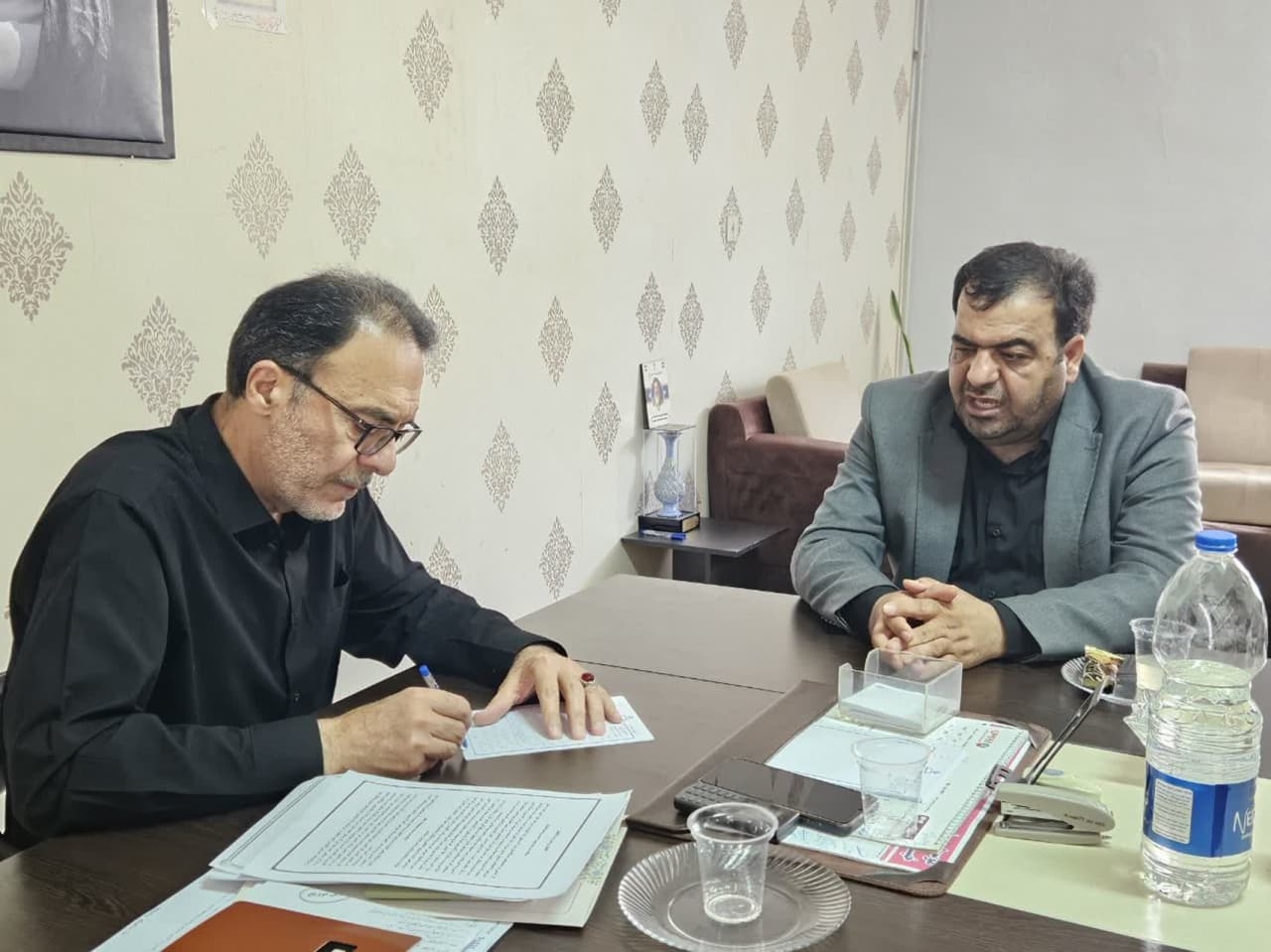 دیدار دبیر کمیسیون با رئیس مجمع نمایندگان استان