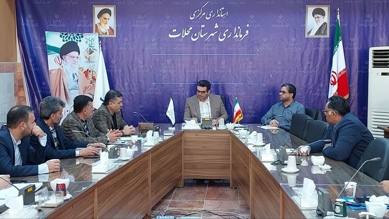 جلسه شورای هماهنگی حفاری شهرستان محلات برگزار شد .