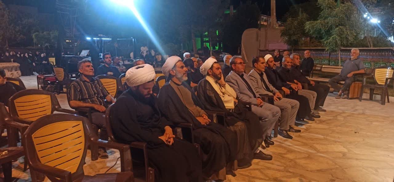 حضور فرماندار شهرستان محلات در مراسم عزاداری هیأت‌های مذهبی شهرستان
