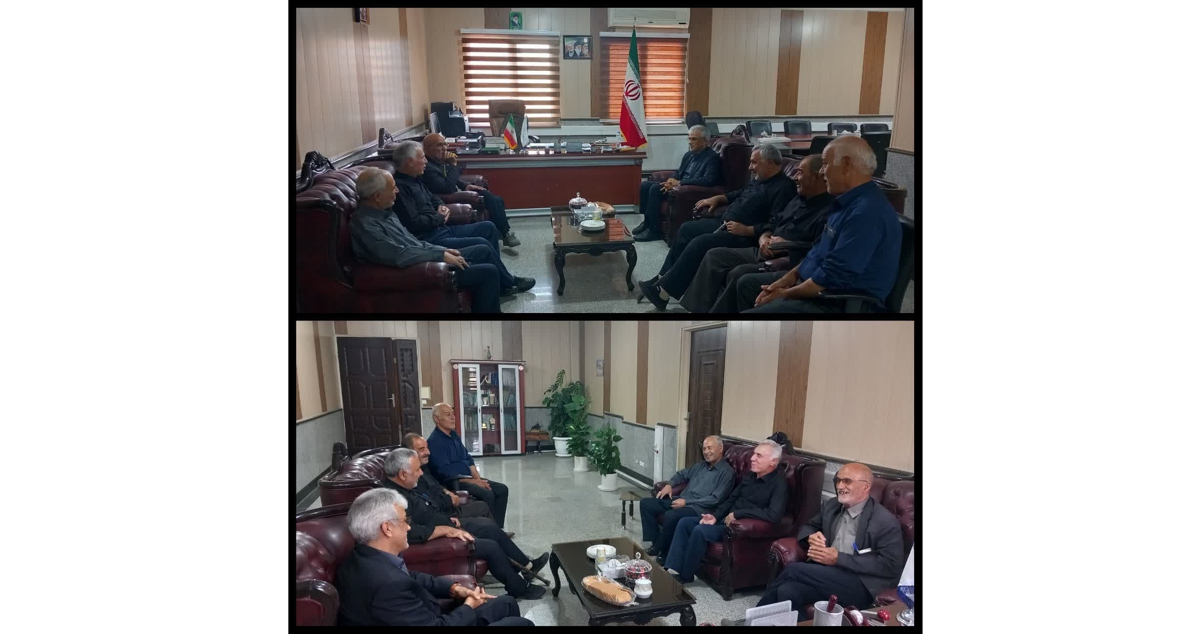 نشست صمیمانه بازنشستگان جهاد کشاورزی با سرپرست فرمانداری زرندیه برگزار شد