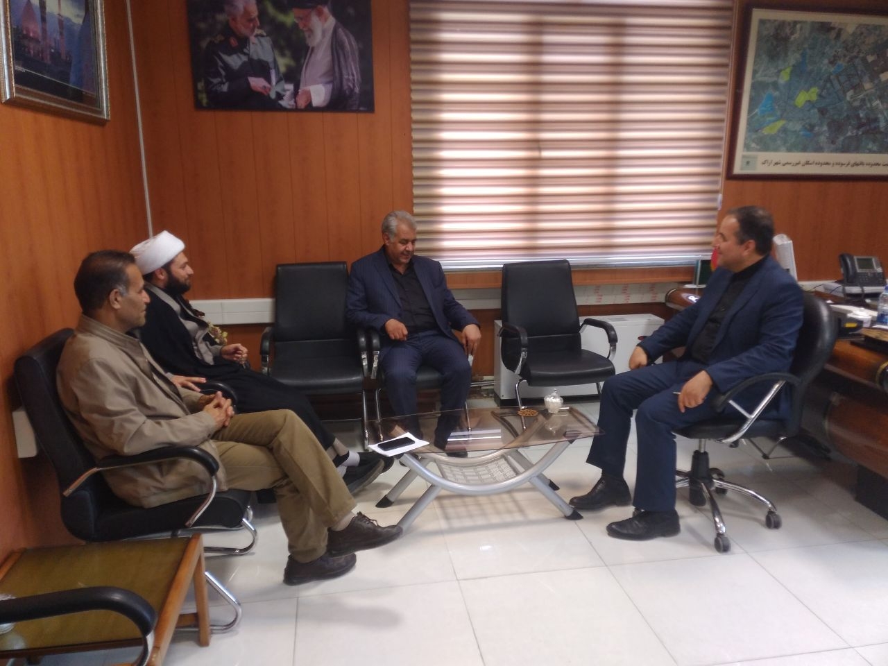 دیدار رئیس سازمان جهاد کشاورزی استان مرکزی با سرپرست فرمانداری شهرستان اراک