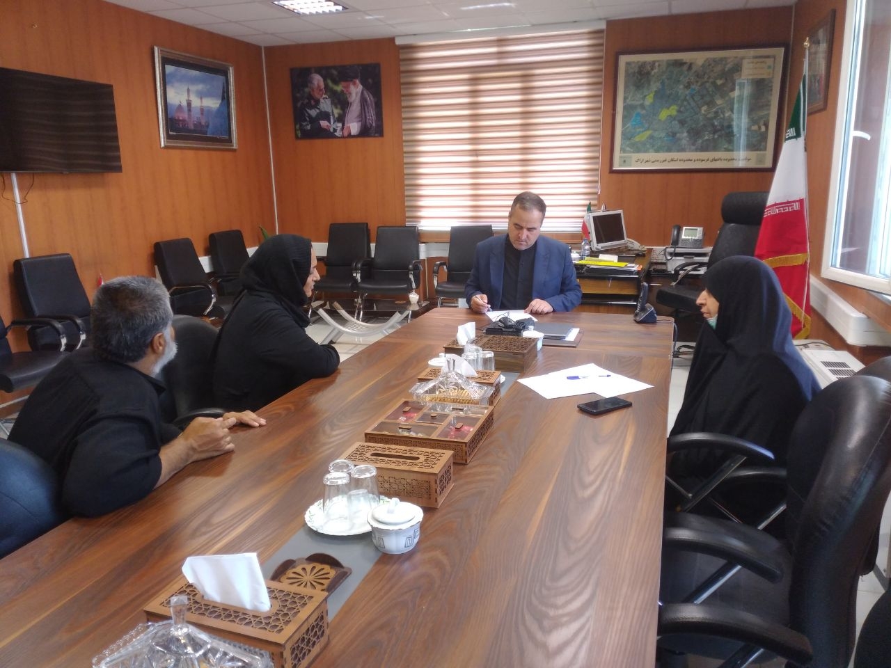 برگزاری ملاقات عمومی فرماندار شهرستان اراک با شهروندان