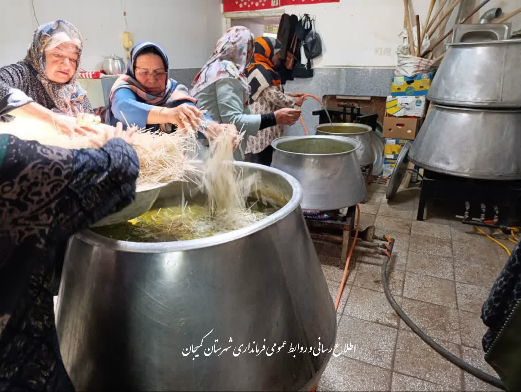 🔻طبخ و توزیع ۱۱۰ دیگ نذری همزمان با عید غدیر خم در بخش میلاجرد با حضور فرماندار شهرستان کمیجان
