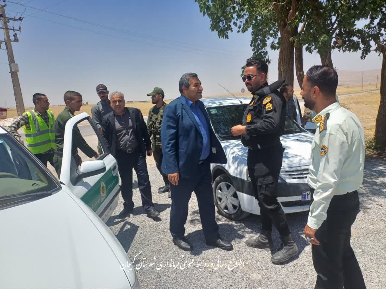 🔻بازدید فرماندار شهرستان از ایست بازرسی های شهرستان و عرض خداقوت و خسته نباشید به کادر خدوم نیروی انتظامی شهرستان