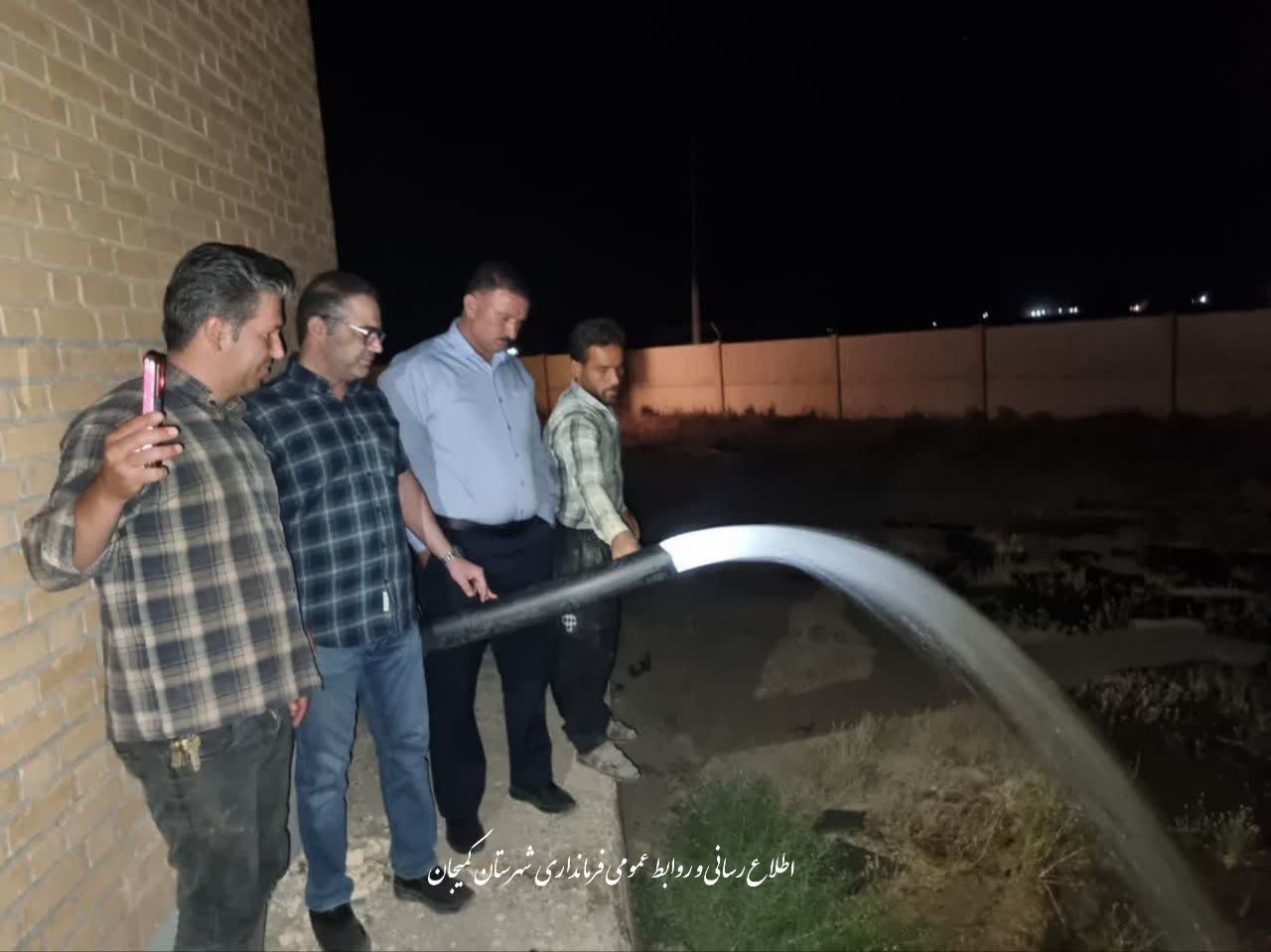 🔸چاه جدید شهر میلاجرد با دبی ۱۵ لیتر بر ثانیه به شبکه آب شرب متصل شد