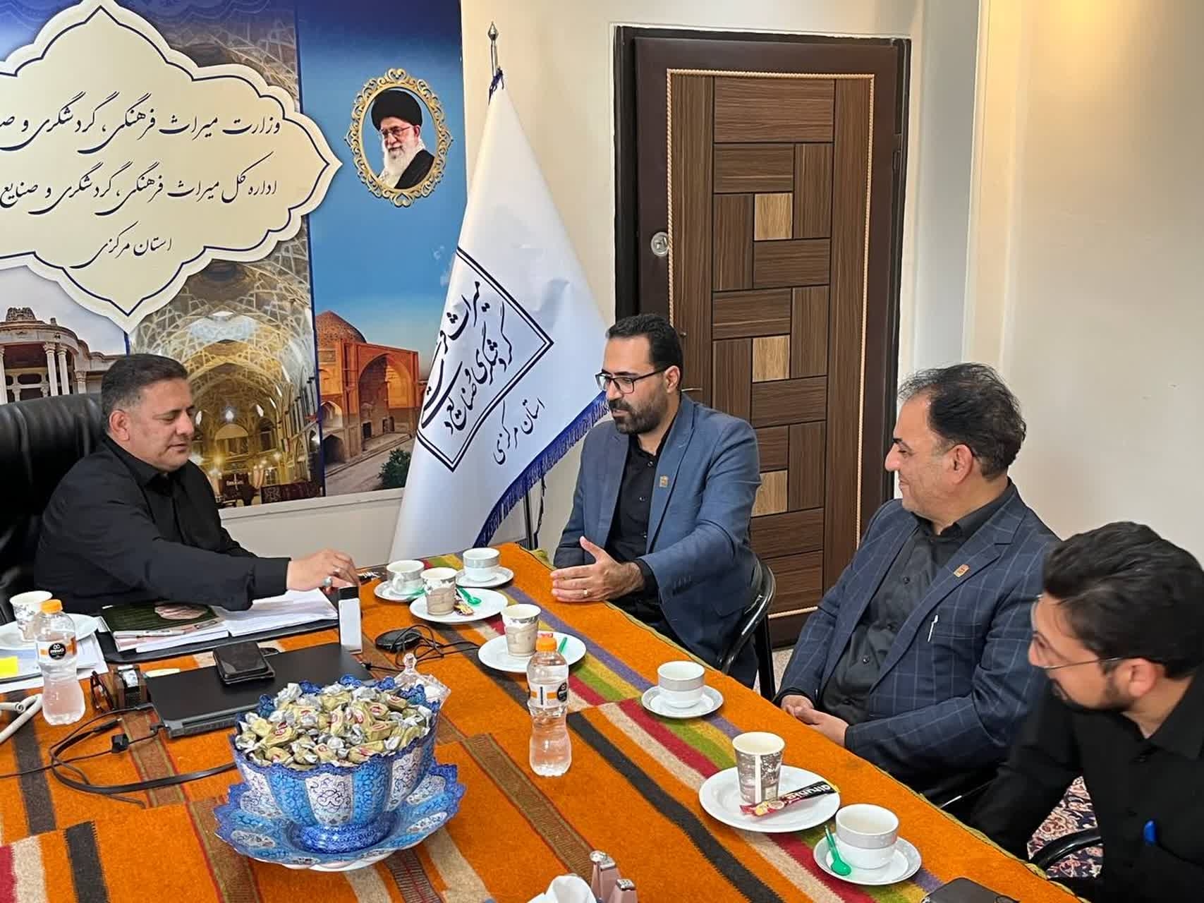 بازدید پزشگ نیا مدیرکل پدافند غیر عامل از زیرساخت های سایبری  اداره کل میراث فرهنگی و گردشگری استان